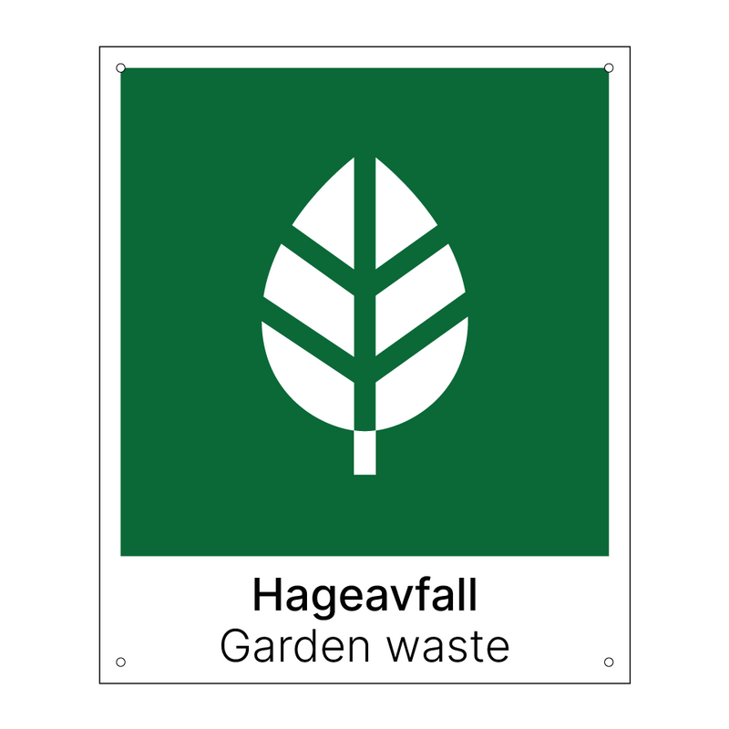 Hageavfall - Garden waste & Hageavfall - Garden waste & Hageavfall - Garden waste