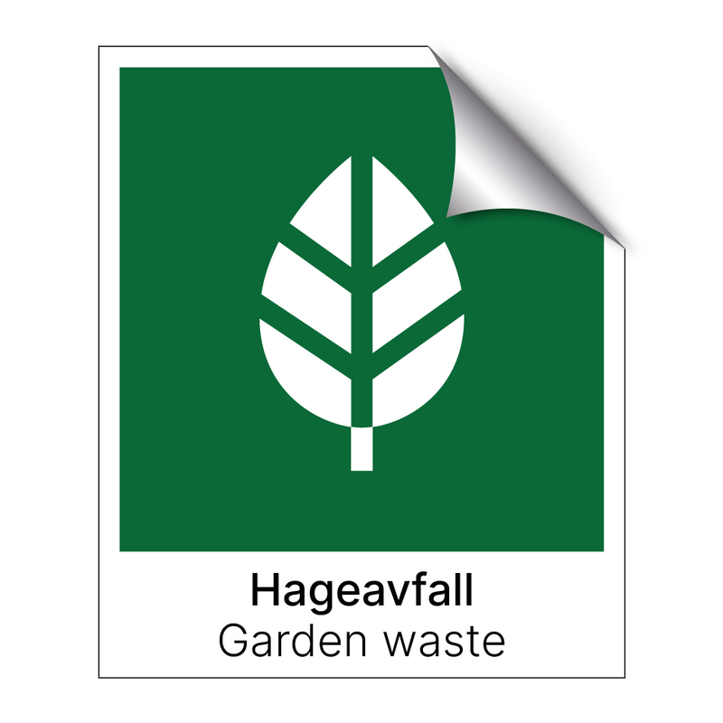 Hageavfall - Garden waste & Hageavfall - Garden waste & Hageavfall - Garden waste