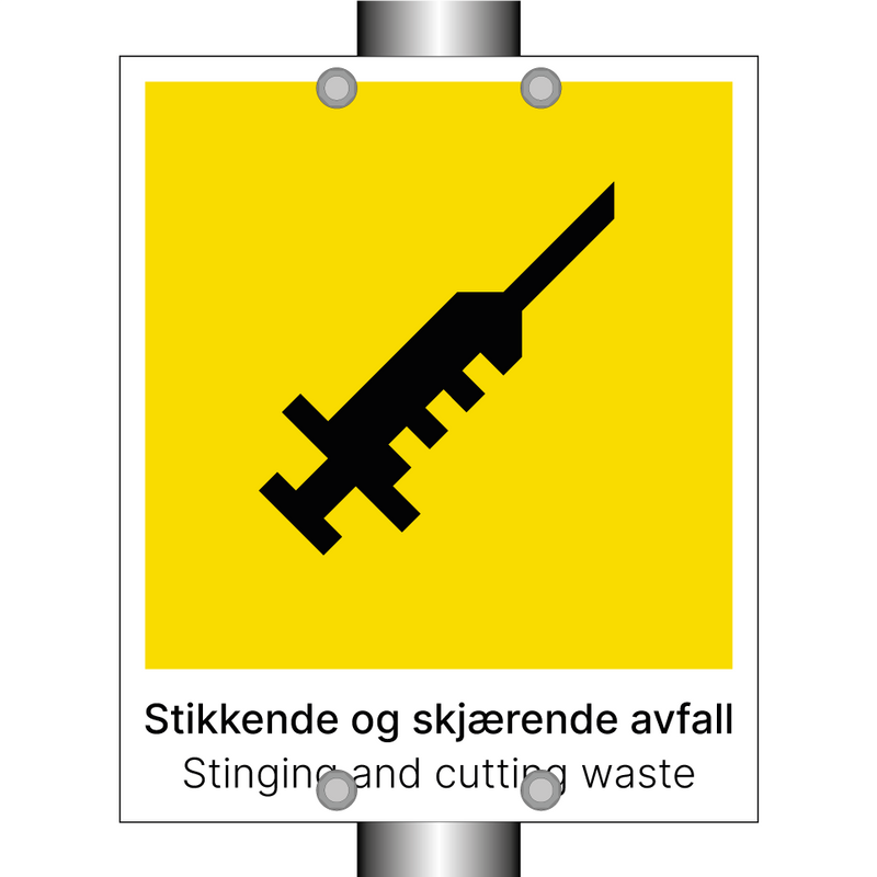 Stikkende og skjærende avfall - Stinging and cutting waste