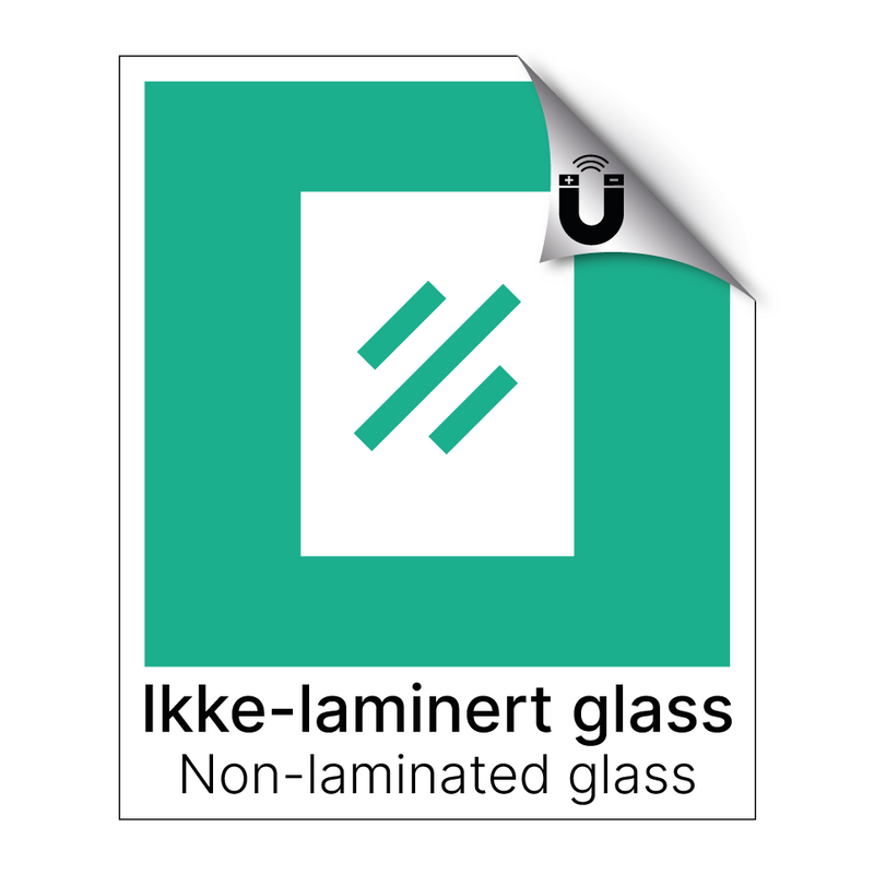 Ikke-laminert glass - Non-laminated glass