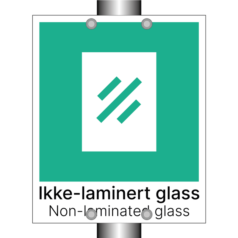 Ikke-laminert glass - Non-laminated glass