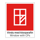 Vindu med klorparafin - Windows with CPs