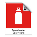 Spraybokser - Spray cans