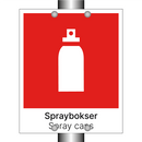 Spraybokser - Spray cans