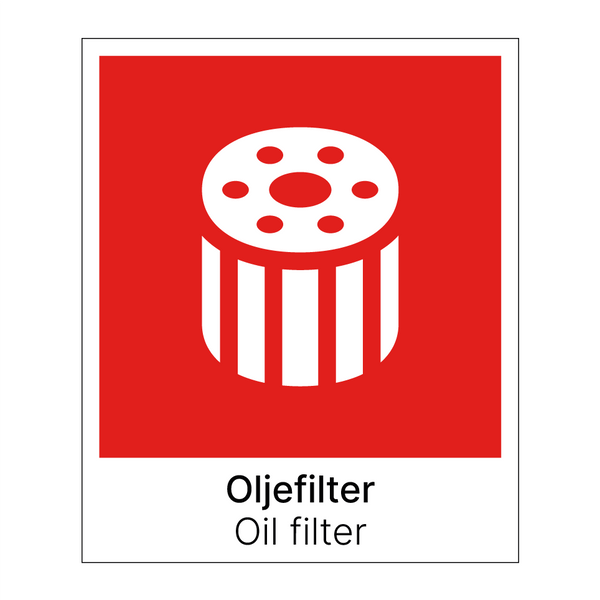 Oljefilter - Oil filter & Oljefilter - Oil filter & Oljefilter - Oil filter