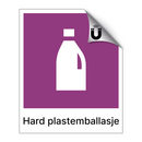 Hard plastemballasje