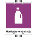 Hard plastemballasje