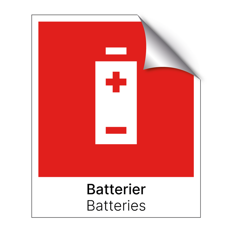 Batterier - Batteries & Batterier - Batteries & Batterier - Batteries & Batterier - Batteries