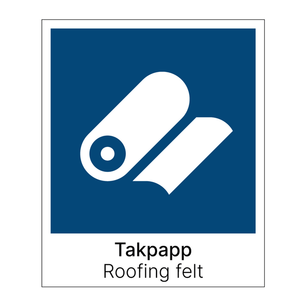 Takpapp - Roofing felt