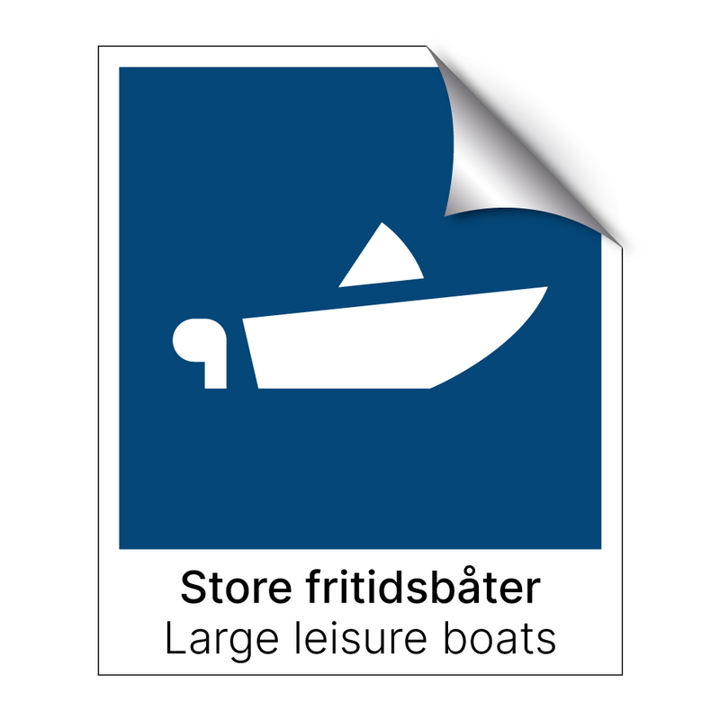 Store fritidsbåter - Large leisure boats