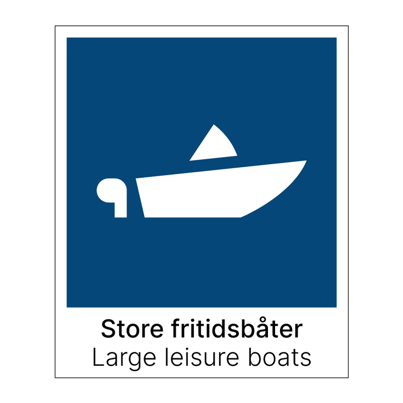 Store fritidsbåter - Large leisure boats