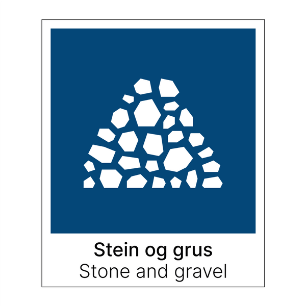 Stein og grus - Stone and gravel