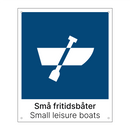 Små fritidsbåter - Small leisure boats