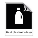 Hard plastemballasje