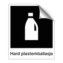 Hard plastemballasje