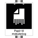 Papir til makulering