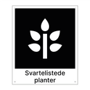 Svartelistede planter