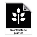 Svartelistede planter