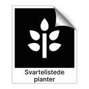 Svartelistede planter