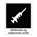 Stikkende og skjærende avfall
