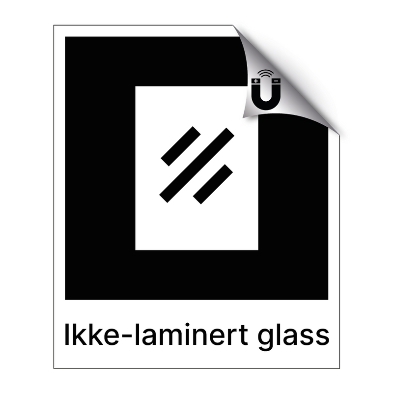 Ikke-laminert glass & Ikke-laminert glass & Ikke-laminert glass & Ikke-laminert glass