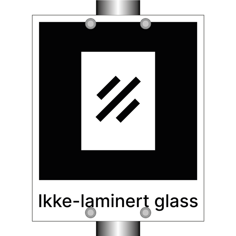 Ikke-laminert glass & Ikke-laminert glass & Ikke-laminert glass