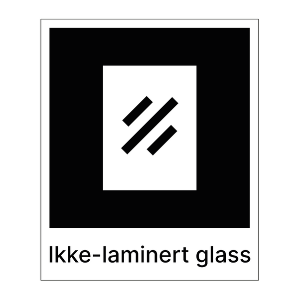 Ikke-laminert glass & Ikke-laminert glass & Ikke-laminert glass & Ikke-laminert glass