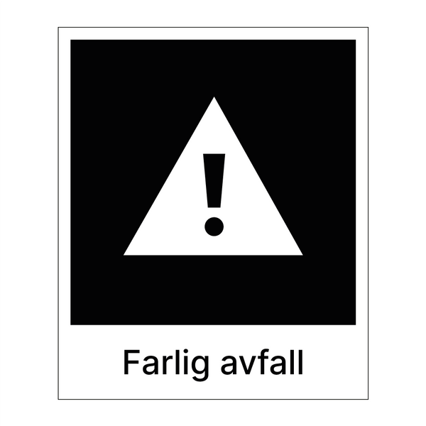 Farlig avfall & Farlig avfall & Farlig avfall & Farlig avfall & Farlig avfall & Farlig avfall