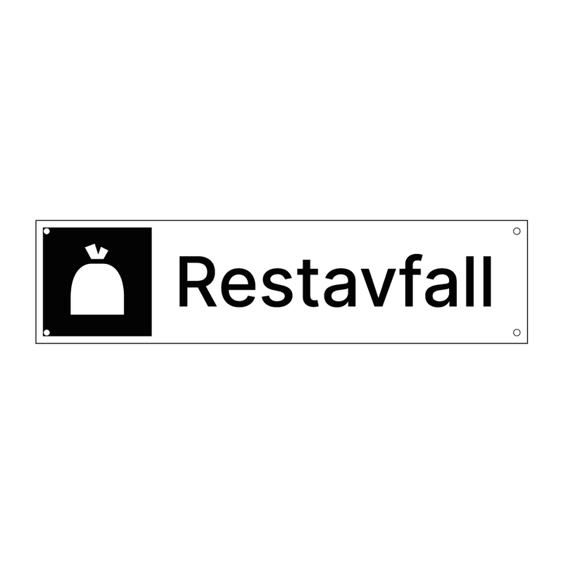 Restavfall & Restavfall & Restavfall & Restavfall