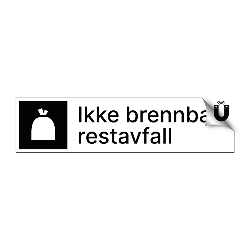 Ikke brennbar rest & Ikke brennbar rest