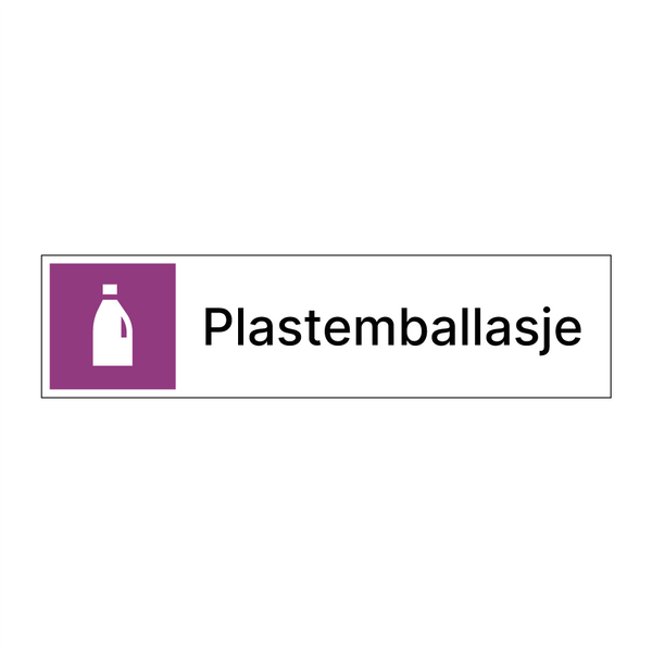 Plastemballasje