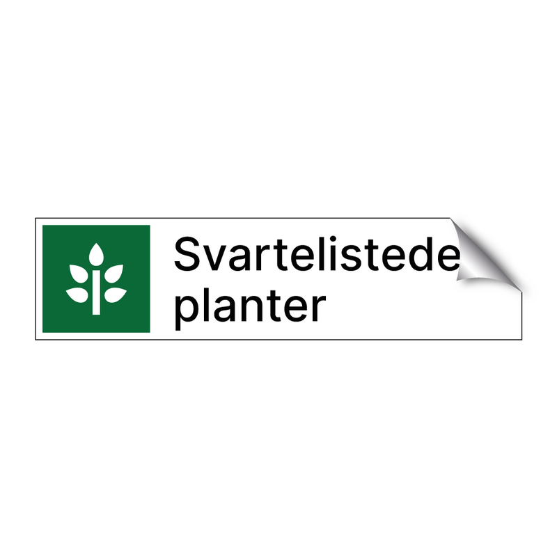 Svartelistede planter & Svartelistede planter