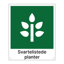 Svartelistede planter