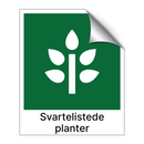 Svartelistede planter