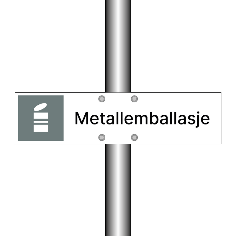 Metallemballasje