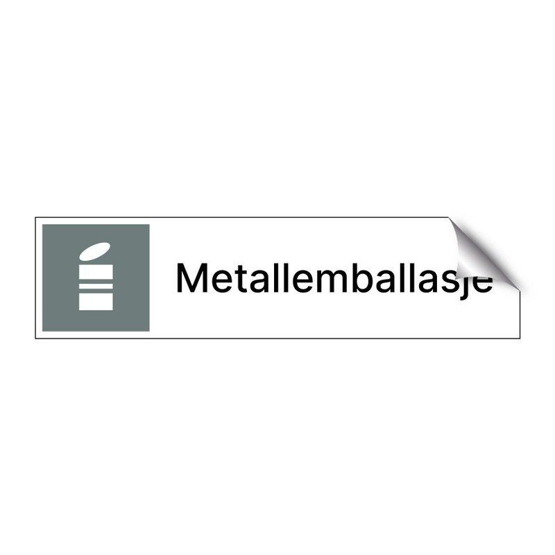 Metallemballasje & Metallemballasje