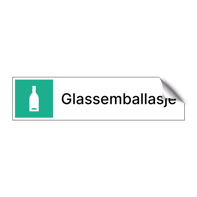 Glassemballasje