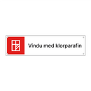 Vindu med klorparafin
