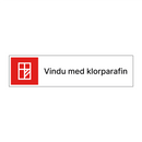 Vindu med klorparafin