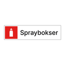 Spraybokser