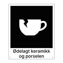 Ødelagt keramikk og porselen