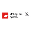Maling lim og lakk