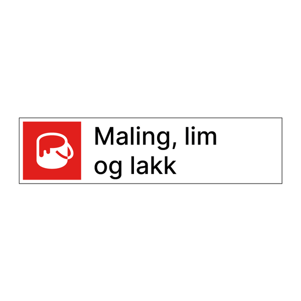 Maling lim og lakk