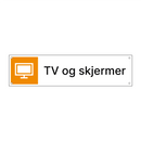 TV og skjermer