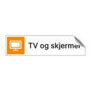 TV og skjermer