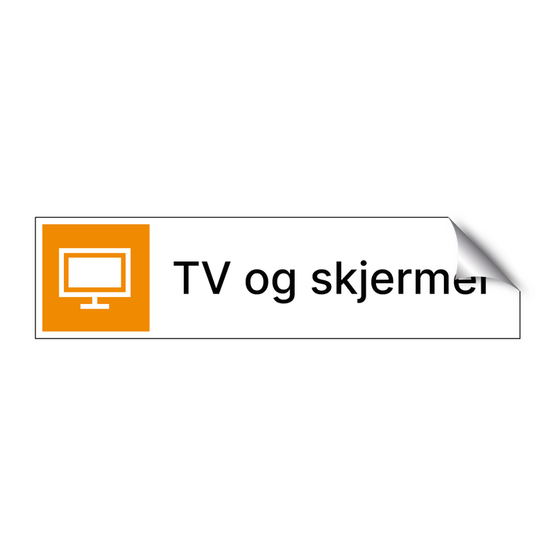 TV og skjermer