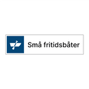 Små fritidsbåter