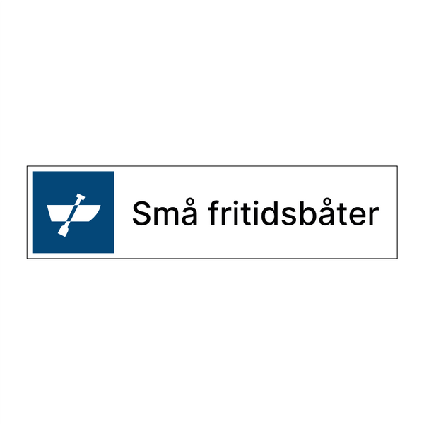 Små fritidsbåter