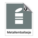 Metallemballasje