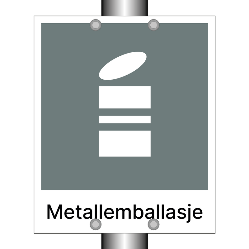 Metallemballasje